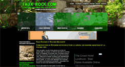 Desktop Screenshot of faux-rock.com