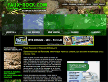 Tablet Screenshot of faux-rock.com